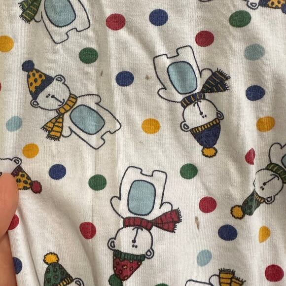 Hanna Andersson Holiday Long John Pajamas 100% Organic Cotton Size 140cm 10-12Y - Picture 4 of 7